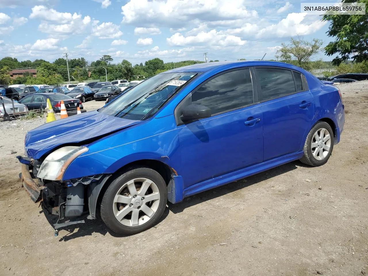 3N1AB6AP8BL659756 2011 Nissan Sentra 2.0