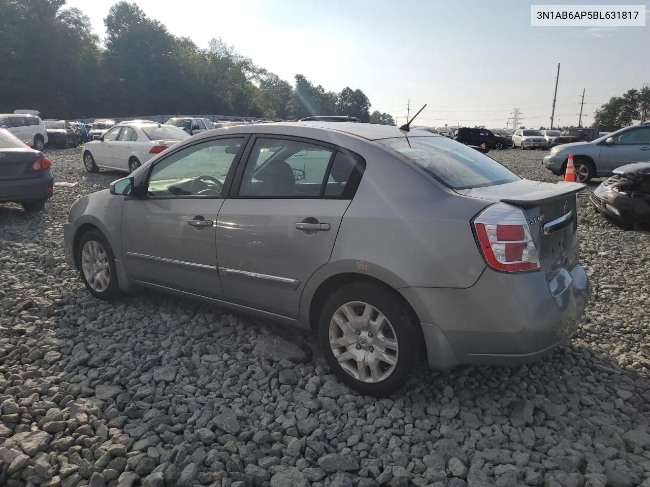 2011 Nissan Sentra 2.0 VIN: 3N1AB6AP5BL631817 Lot: 67513584