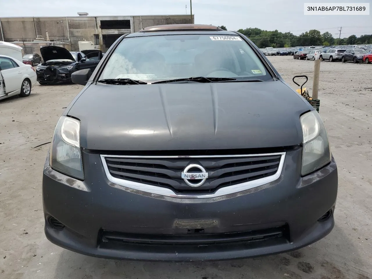 2011 Nissan Sentra 2.0 VIN: 3N1AB6AP7BL731689 Lot: 67756994