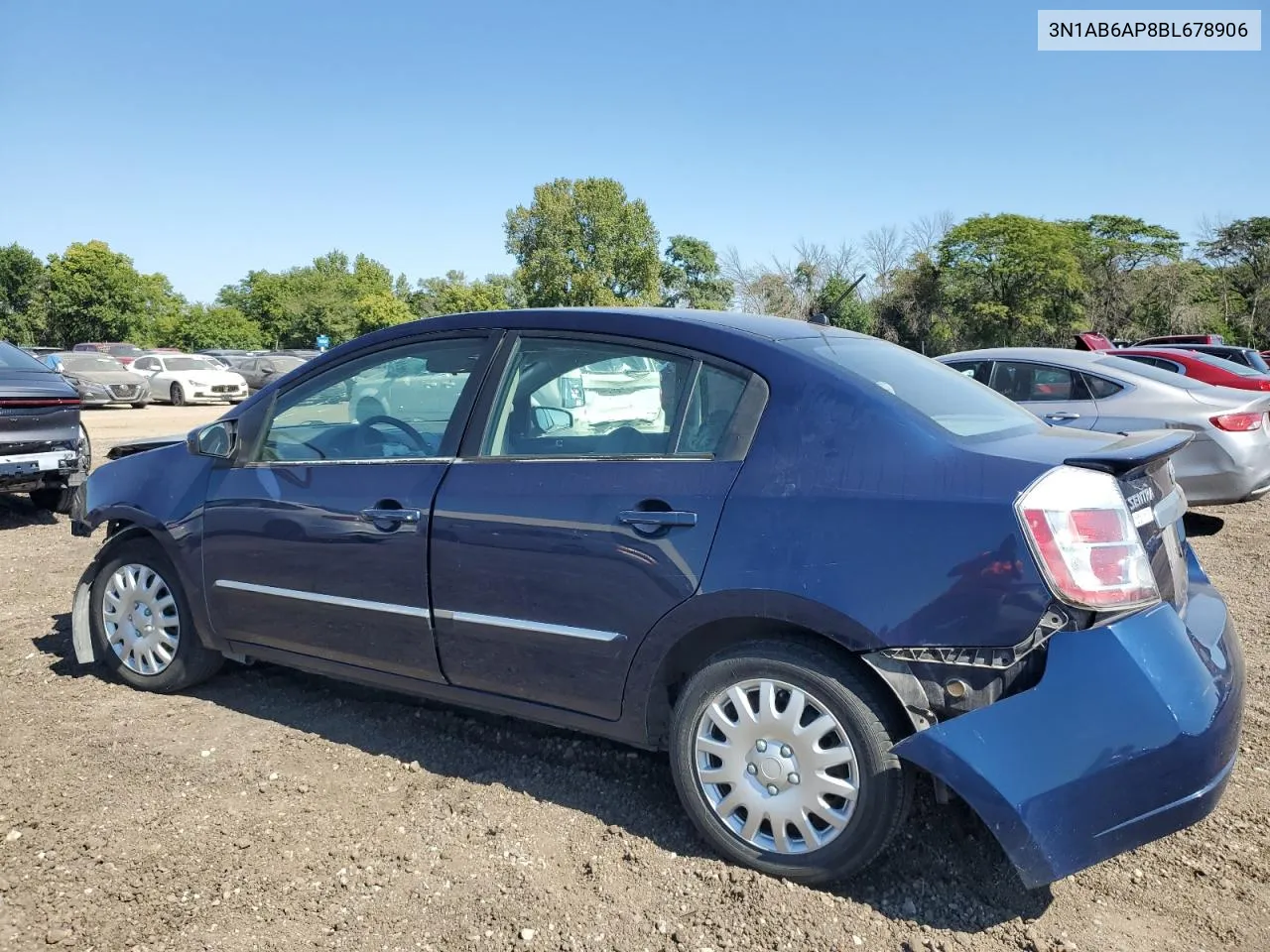 3N1AB6AP8BL678906 2011 Nissan Sentra 2.0