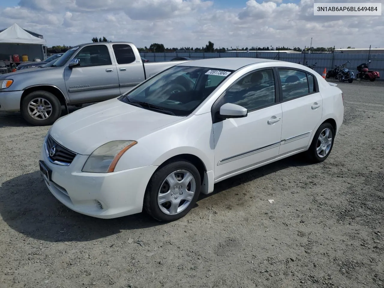 2011 Nissan Sentra 2.0 VIN: 3N1AB6AP6BL649484 Lot: 70917304