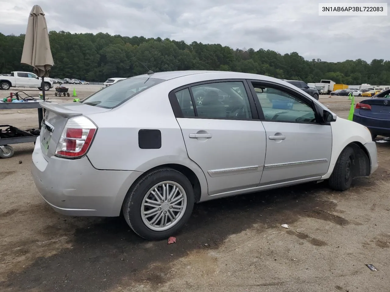 3N1AB6AP3BL722083 2011 Nissan Sentra 2.0