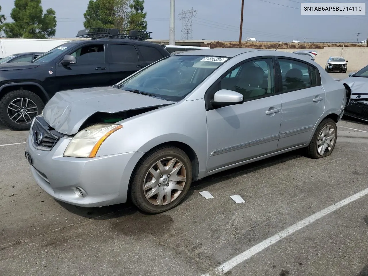 3N1AB6AP6BL714110 2011 Nissan Sentra 2.0