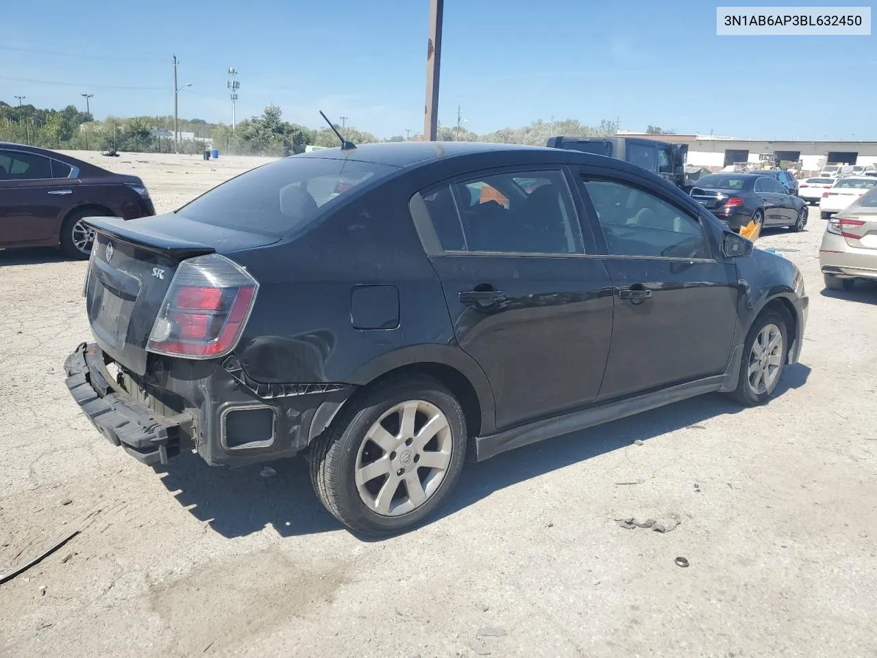 2011 Nissan Sentra 2.0 VIN: 3N1AB6AP3BL632450 Lot: 71648374