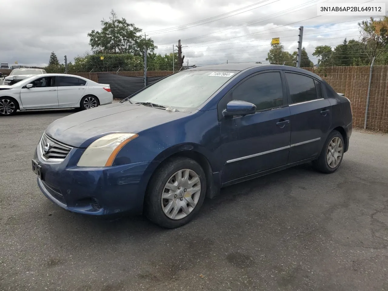 2011 Nissan Sentra 2.0 VIN: 3N1AB6AP2BL649112 Lot: 71887964