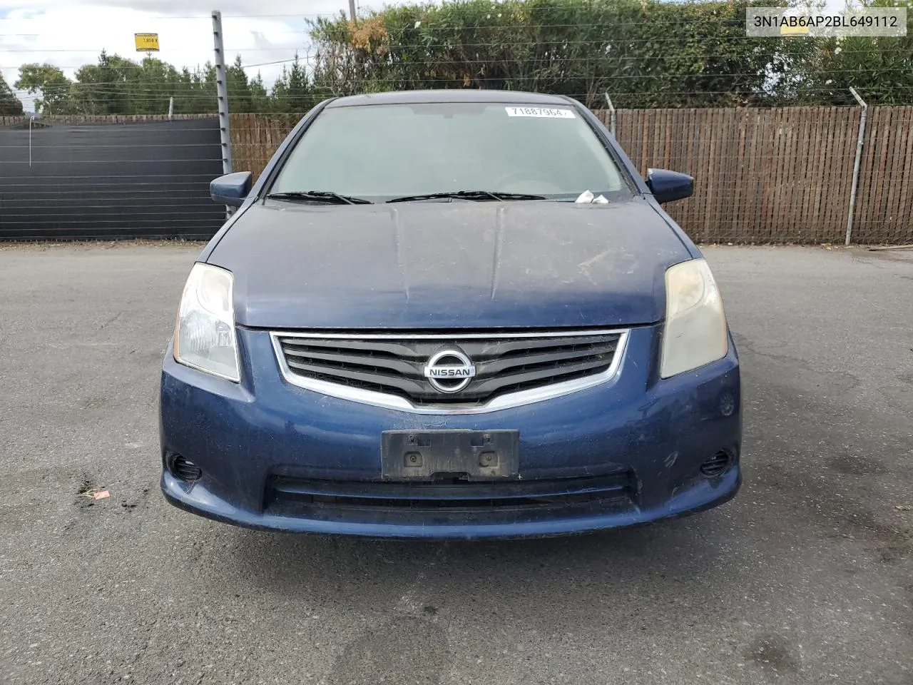 3N1AB6AP2BL649112 2011 Nissan Sentra 2.0