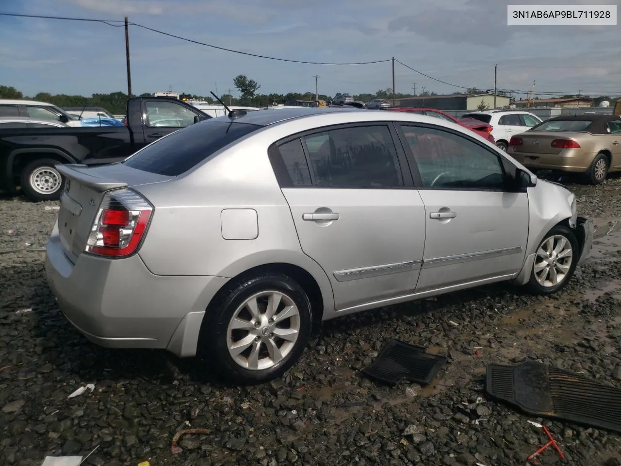 2011 Nissan Sentra 2.0 VIN: 3N1AB6AP9BL711928 Lot: 72150444