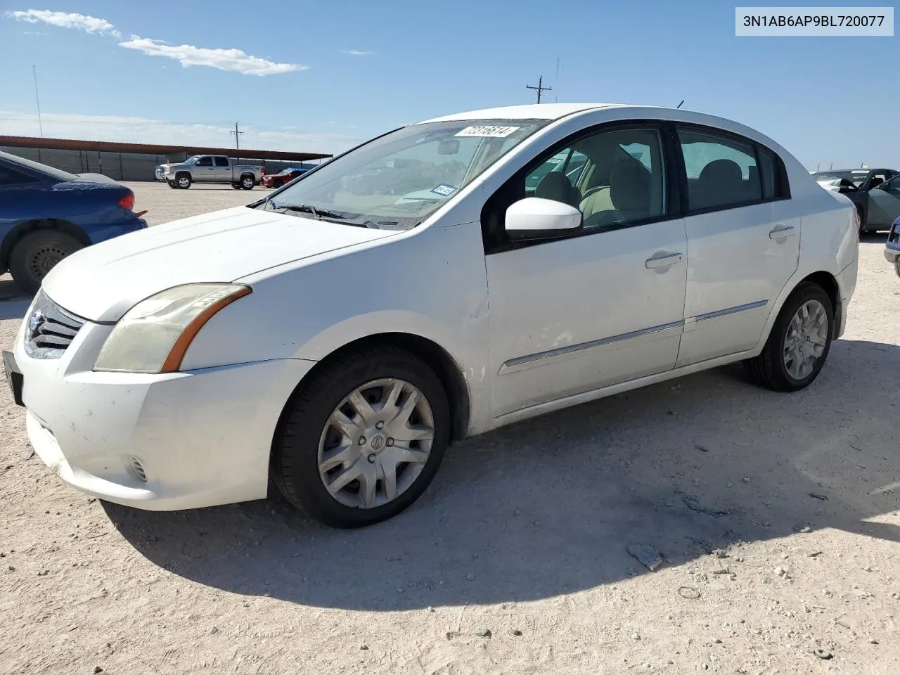 2011 Nissan Sentra 2.0 VIN: 3N1AB6AP9BL720077 Lot: 72316614