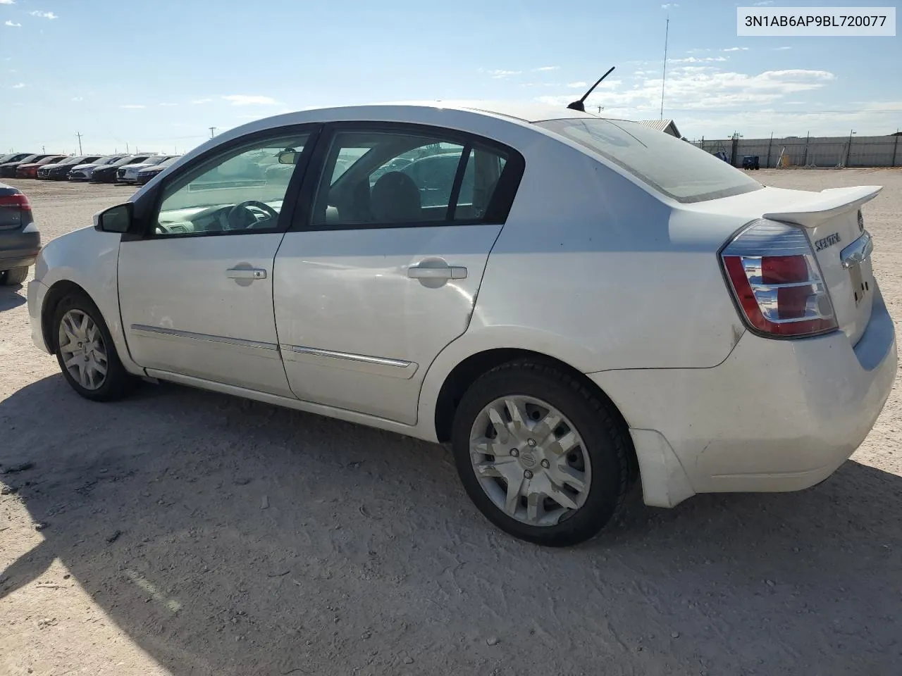 2011 Nissan Sentra 2.0 VIN: 3N1AB6AP9BL720077 Lot: 72316614