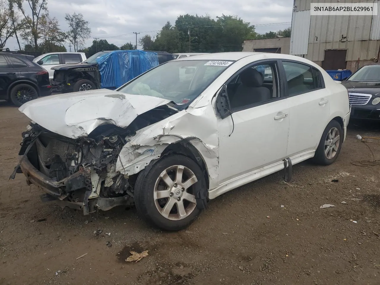 3N1AB6AP2BL629961 2011 Nissan Sentra 2.0