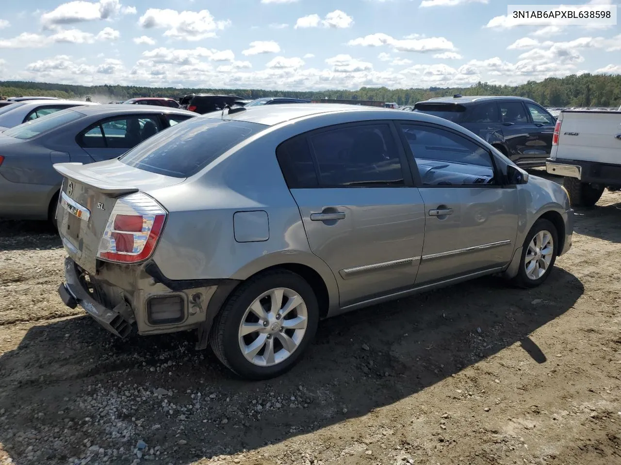 2011 Nissan Sentra 2.0 VIN: 3N1AB6APXBL638598 Lot: 72562744