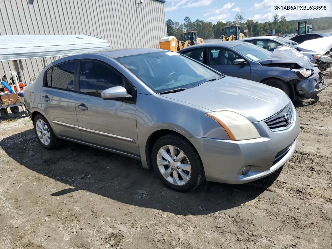 2011 Nissan Sentra 2.0 VIN: 3N1AB6APXBL638598 Lot: 72562744