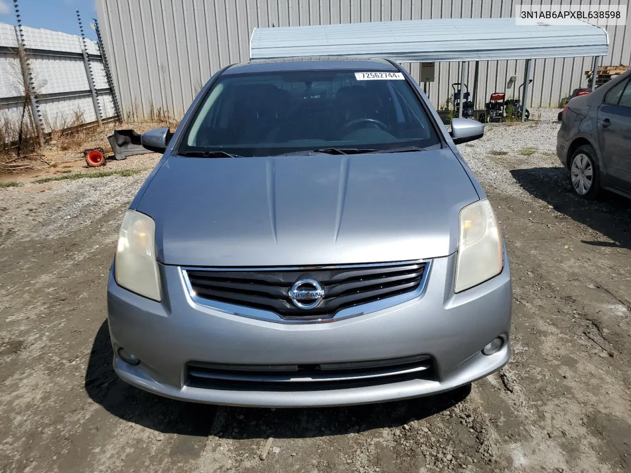 2011 Nissan Sentra 2.0 VIN: 3N1AB6APXBL638598 Lot: 72562744