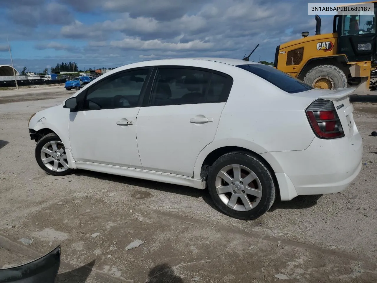 3N1AB6AP2BL689187 2011 Nissan Sentra 2.0