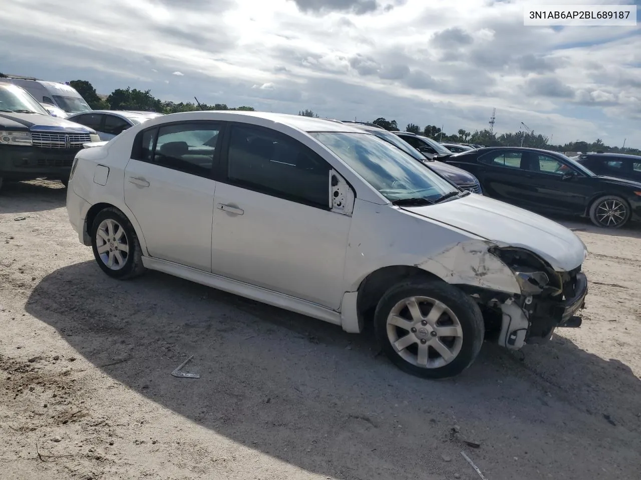 2011 Nissan Sentra 2.0 VIN: 3N1AB6AP2BL689187 Lot: 75130494