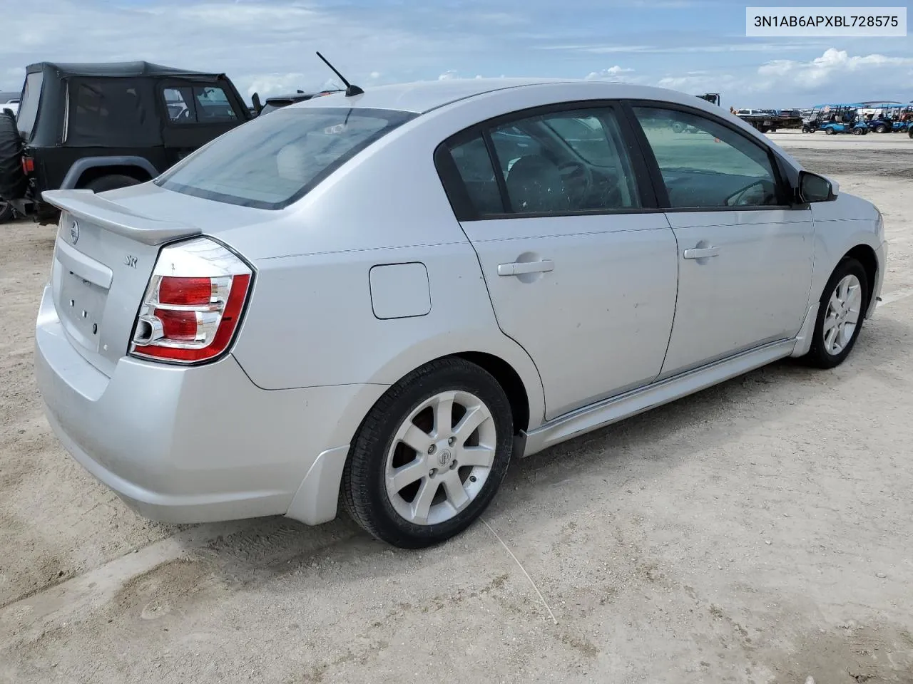 2011 Nissan Sentra 2.0 VIN: 3N1AB6APXBL728575 Lot: 75293164