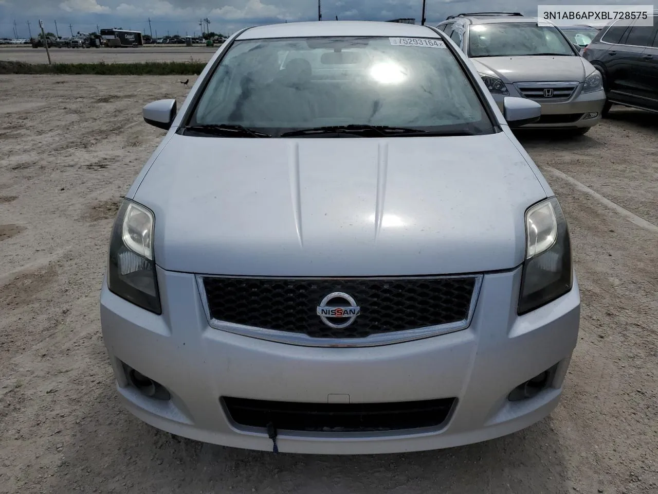 2011 Nissan Sentra 2.0 VIN: 3N1AB6APXBL728575 Lot: 75293164