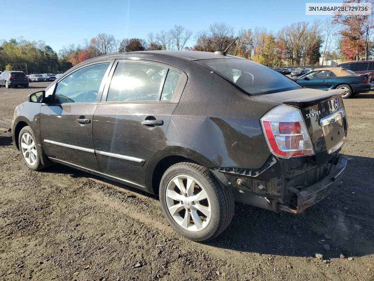 3N1AB6AP2BL729736 2011 Nissan Sentra 2.0