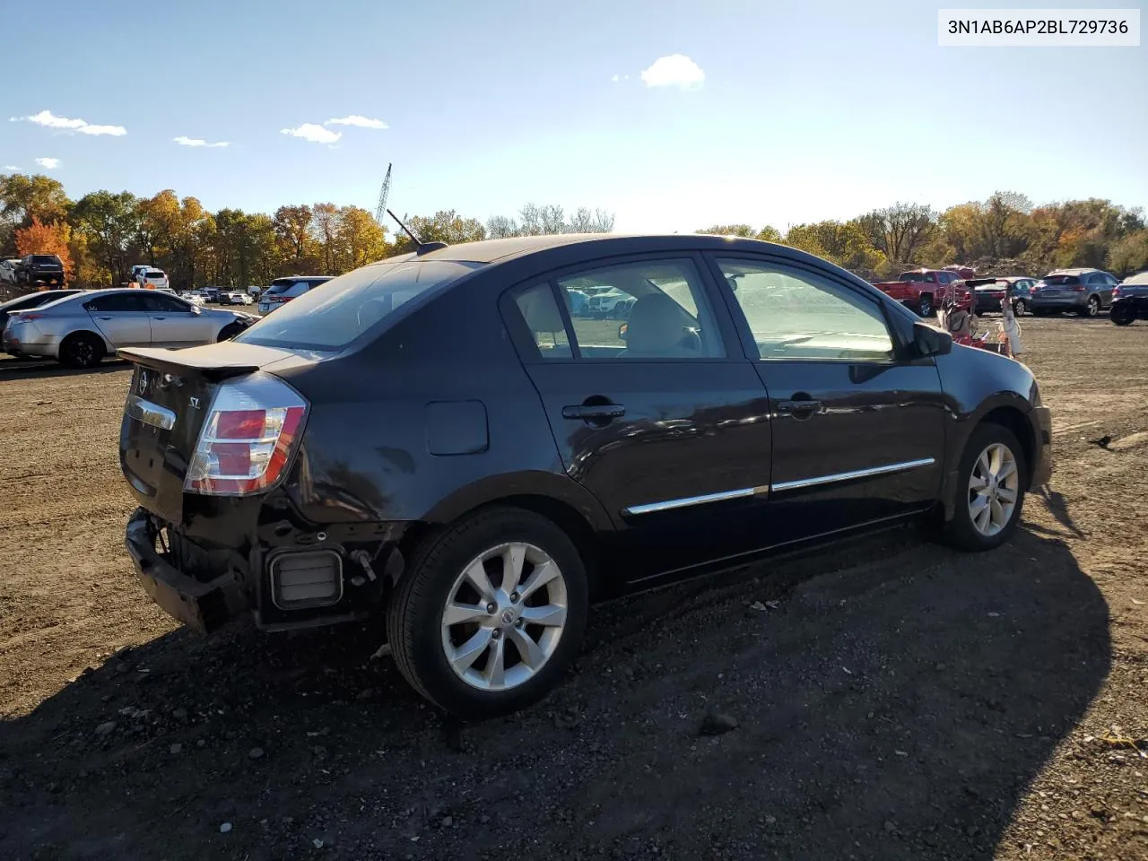 3N1AB6AP2BL729736 2011 Nissan Sentra 2.0