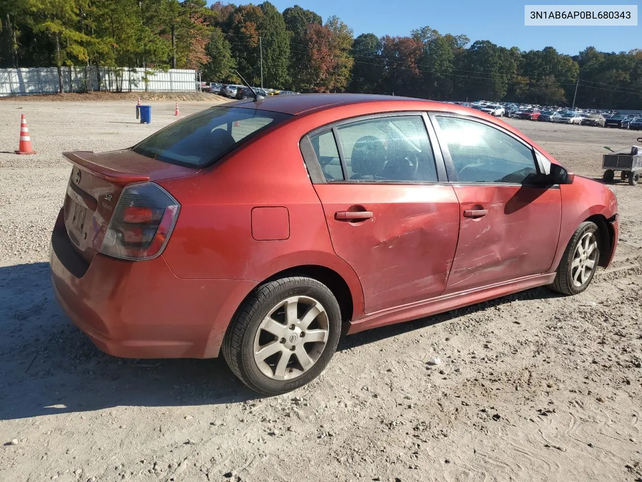 2011 Nissan Sentra 2.0 VIN: 3N1AB6AP0BL680343 Lot: 76695784