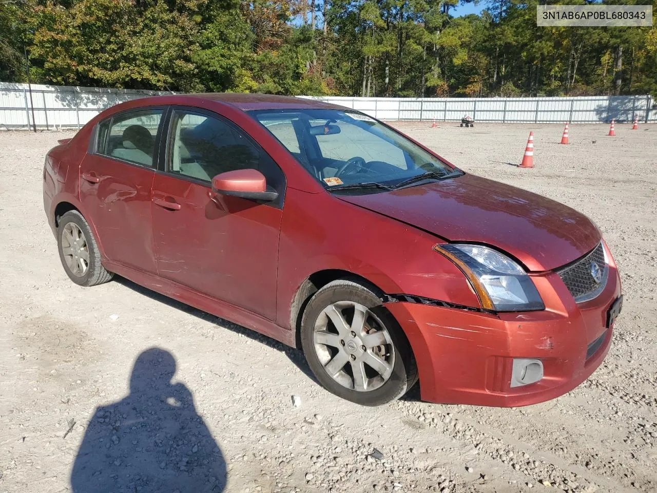 2011 Nissan Sentra 2.0 VIN: 3N1AB6AP0BL680343 Lot: 76695784