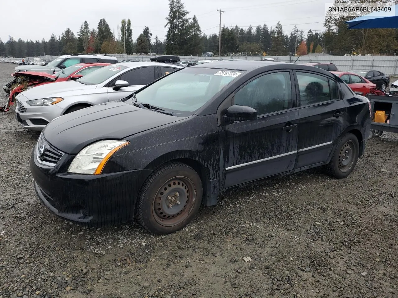 3N1AB6AP6BL643409 2011 Nissan Sentra 2.0