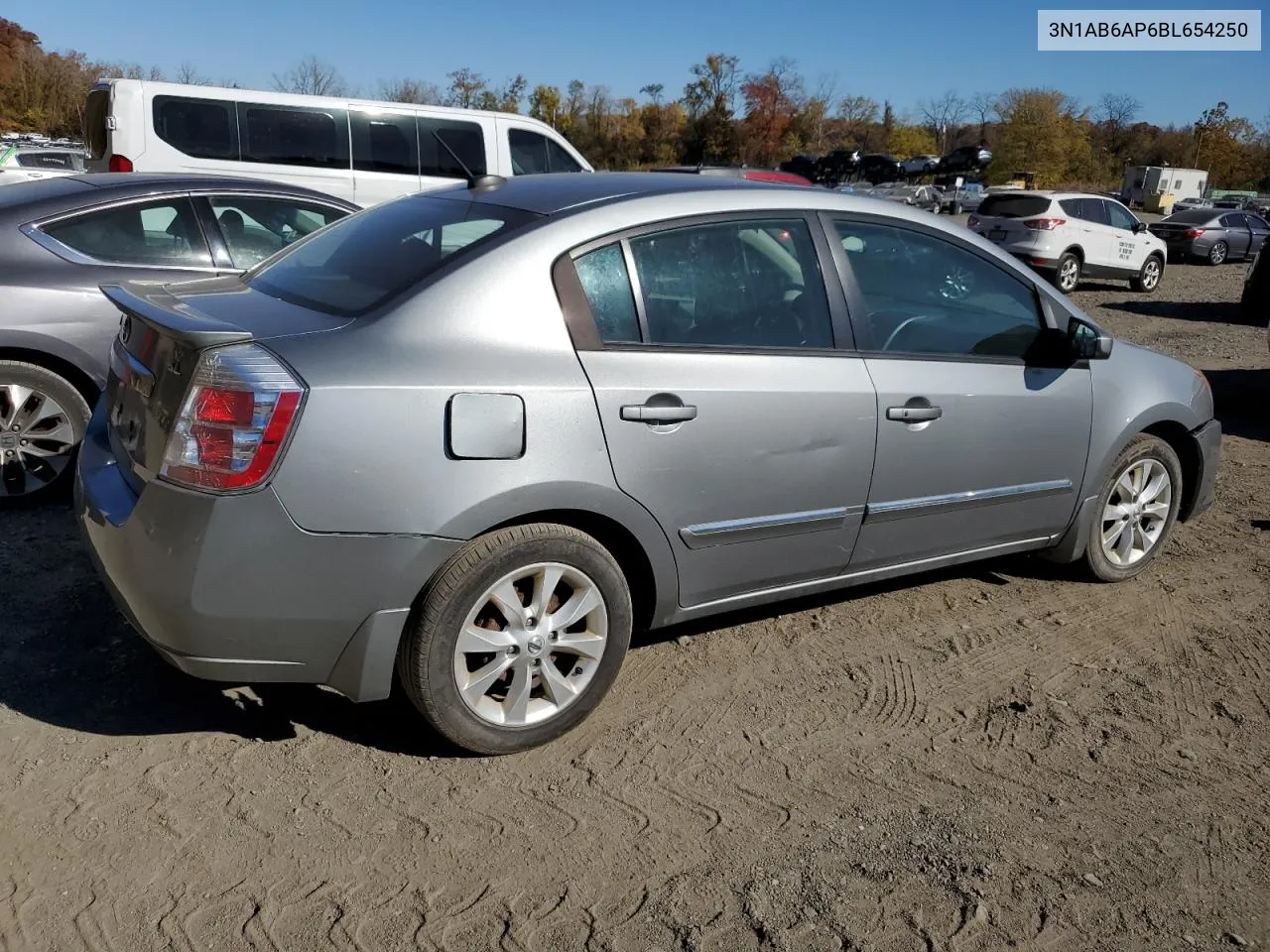 2011 Nissan Sentra 2.0 VIN: 3N1AB6AP6BL654250 Lot: 77695874