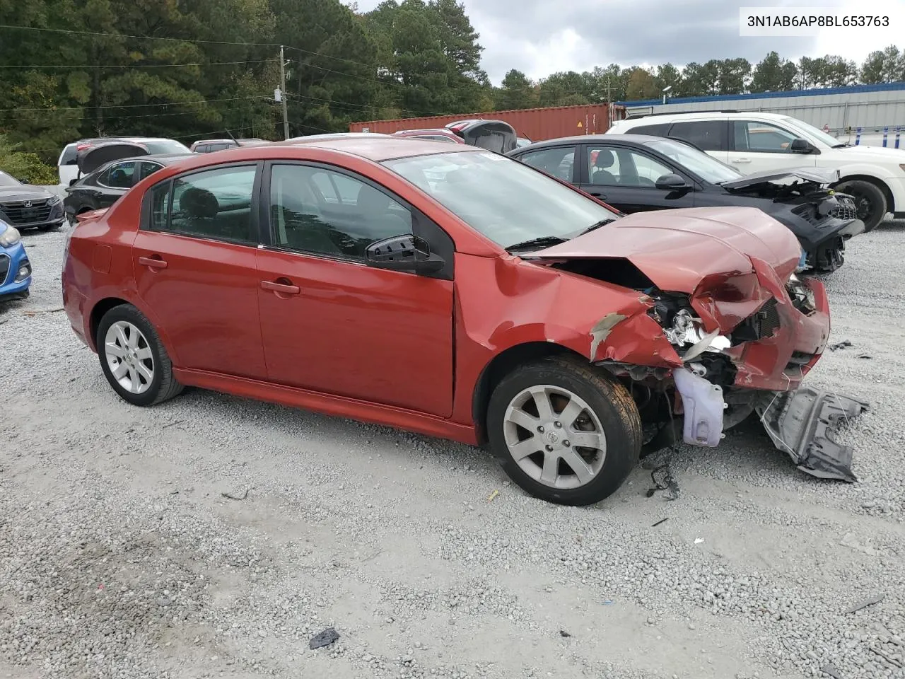 2011 Nissan Sentra 2.0 VIN: 3N1AB6AP8BL653763 Lot: 78156254