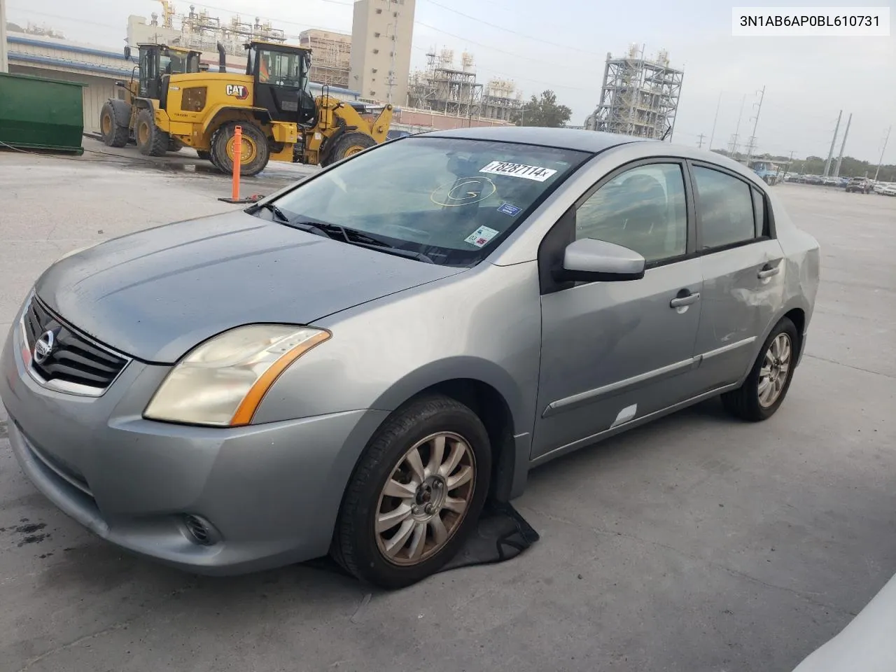 2011 Nissan Sentra 2.0 VIN: 3N1AB6AP0BL610731 Lot: 78287114