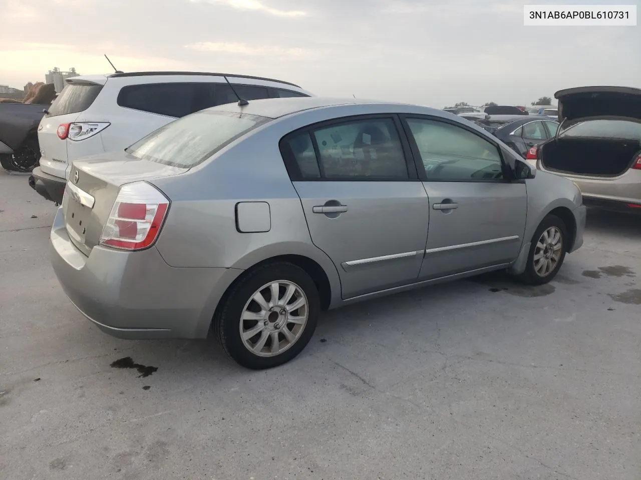 2011 Nissan Sentra 2.0 VIN: 3N1AB6AP0BL610731 Lot: 78287114