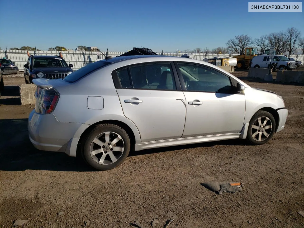 2011 Nissan Sentra 2.0 VIN: 3N1AB6AP3BL731138 Lot: 78723044