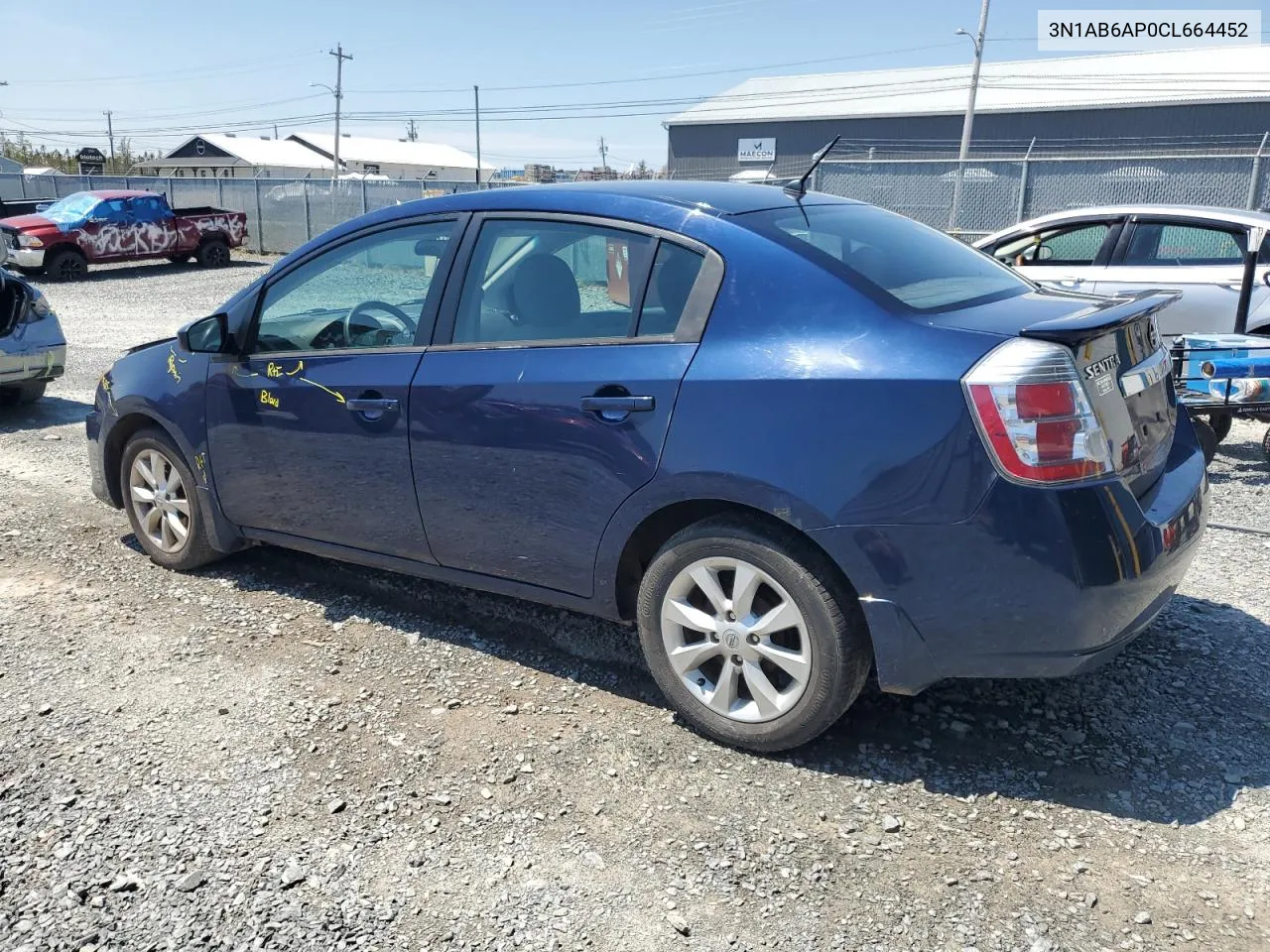 2012 Nissan Sentra 2.0 VIN: 3N1AB6AP0CL664452 Lot: 55083524