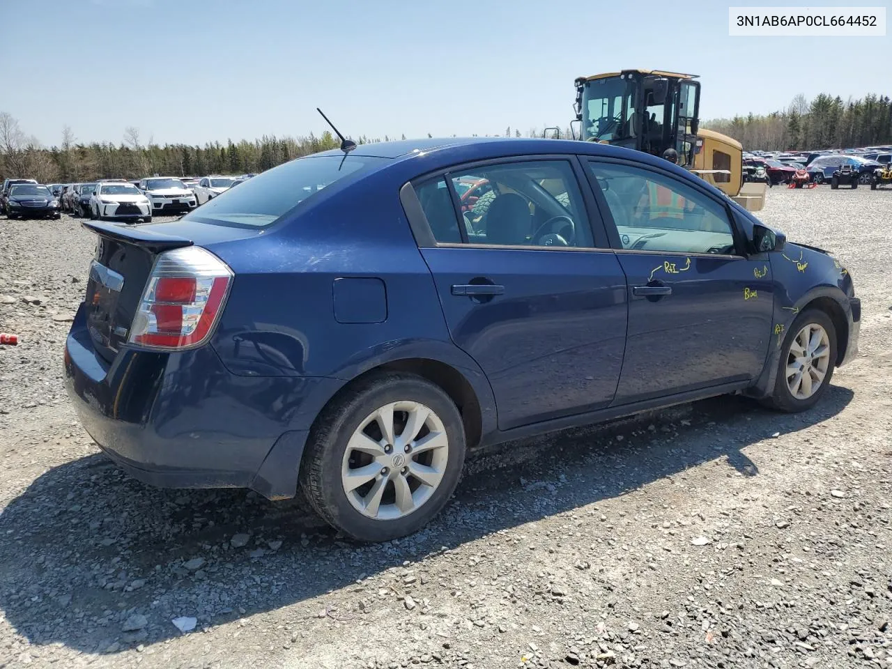 2012 Nissan Sentra 2.0 VIN: 3N1AB6AP0CL664452 Lot: 55083524