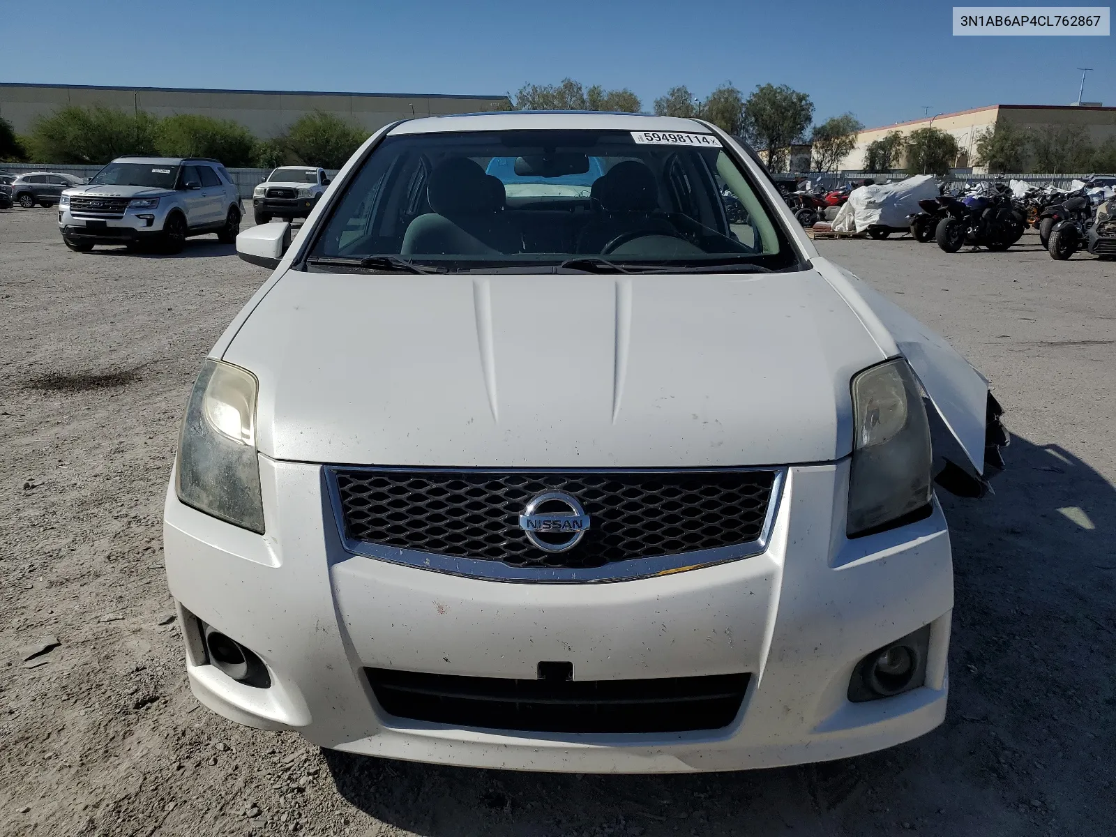 3N1AB6AP4CL762867 2012 Nissan Sentra 2.0