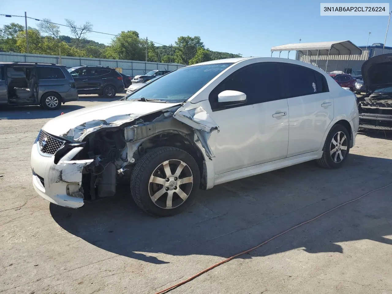 2012 Nissan Sentra 2.0 VIN: 3N1AB6AP2CL726224 Lot: 61200064