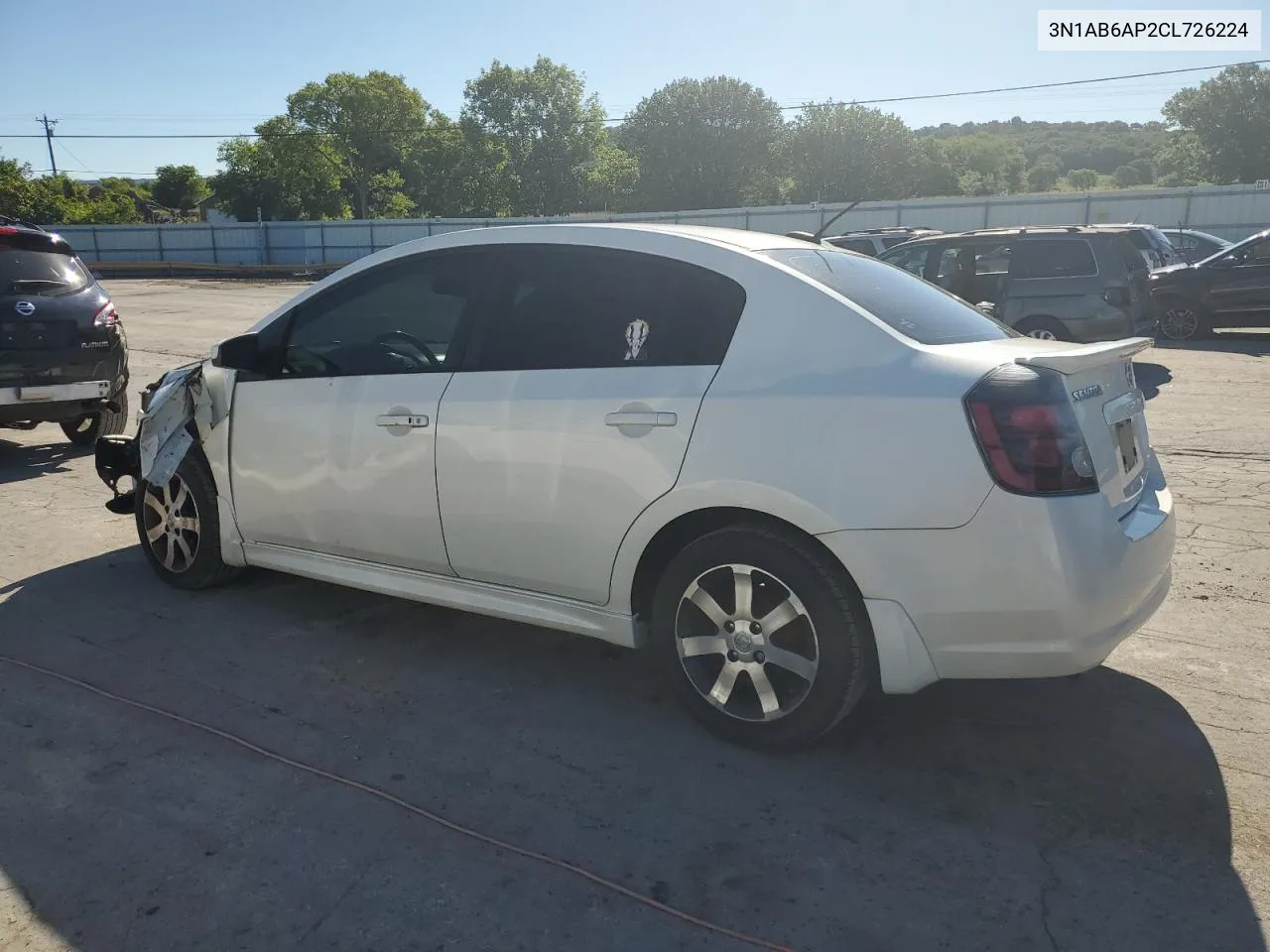 2012 Nissan Sentra 2.0 VIN: 3N1AB6AP2CL726224 Lot: 61200064