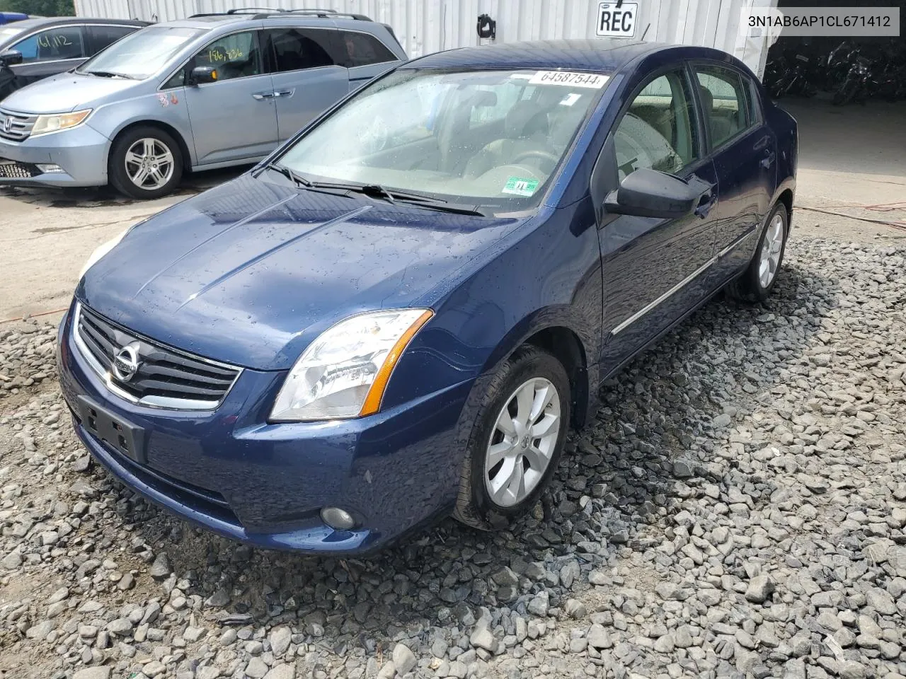 2012 Nissan Sentra 2.0 VIN: 3N1AB6AP1CL671412 Lot: 64587544