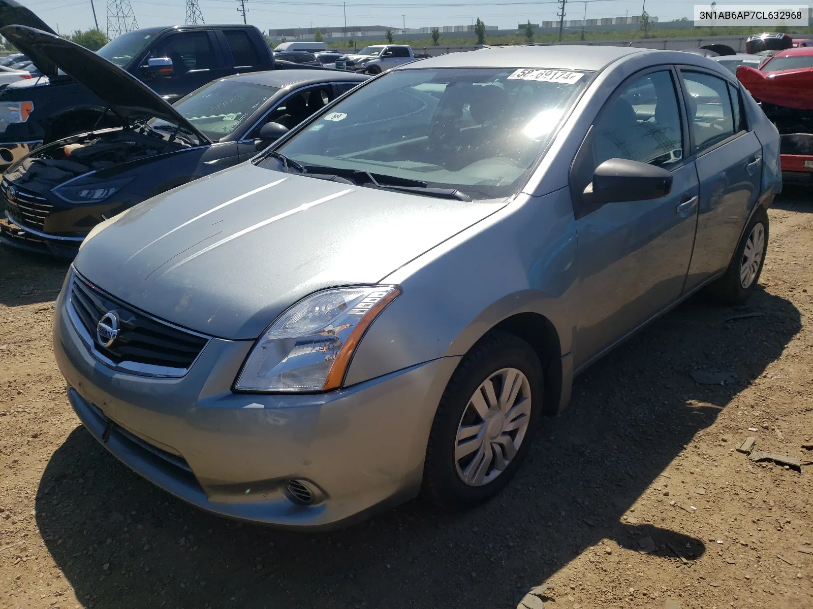 2012 Nissan Sentra 2.0 VIN: 3N1AB6AP7CL632968 Lot: 64931924