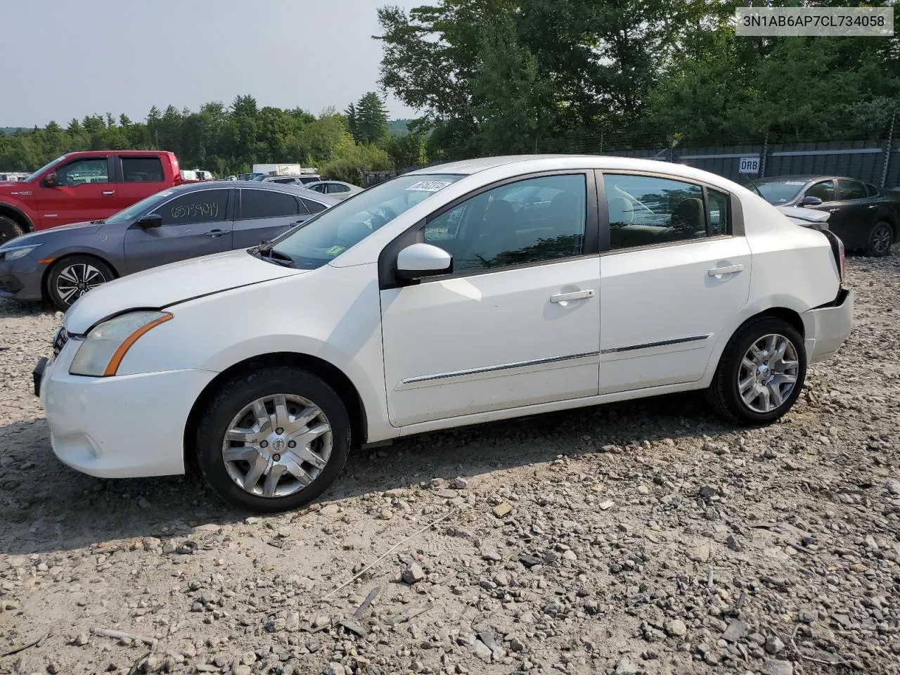 2012 Nissan Sentra 2.0 VIN: 3N1AB6AP7CL734058 Lot: 66162374