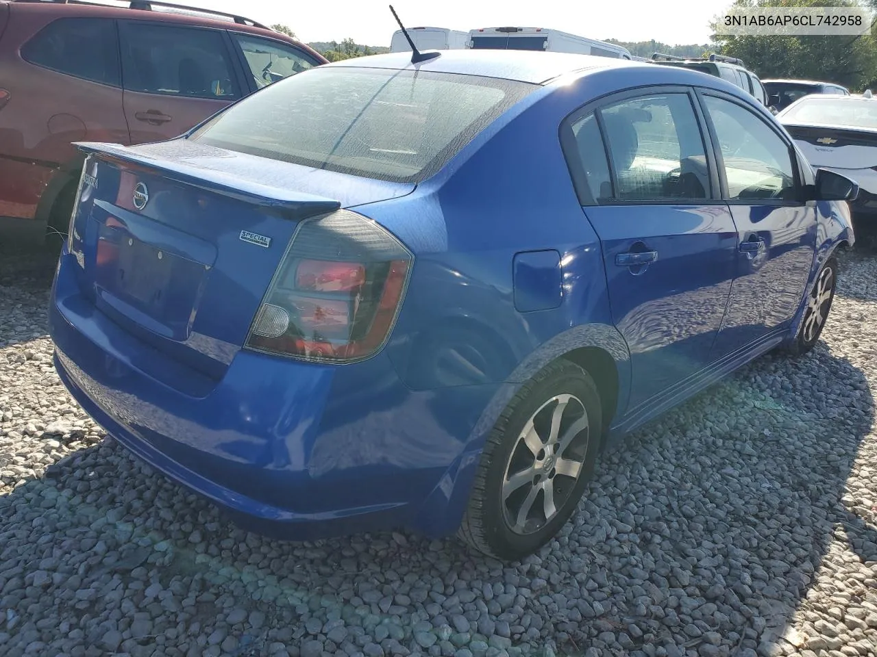 2012 Nissan Sentra 2.0 VIN: 3N1AB6AP6CL742958 Lot: 68160274