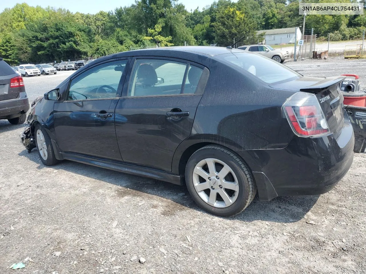 3N1AB6AP4CL754431 2012 Nissan Sentra 2.0