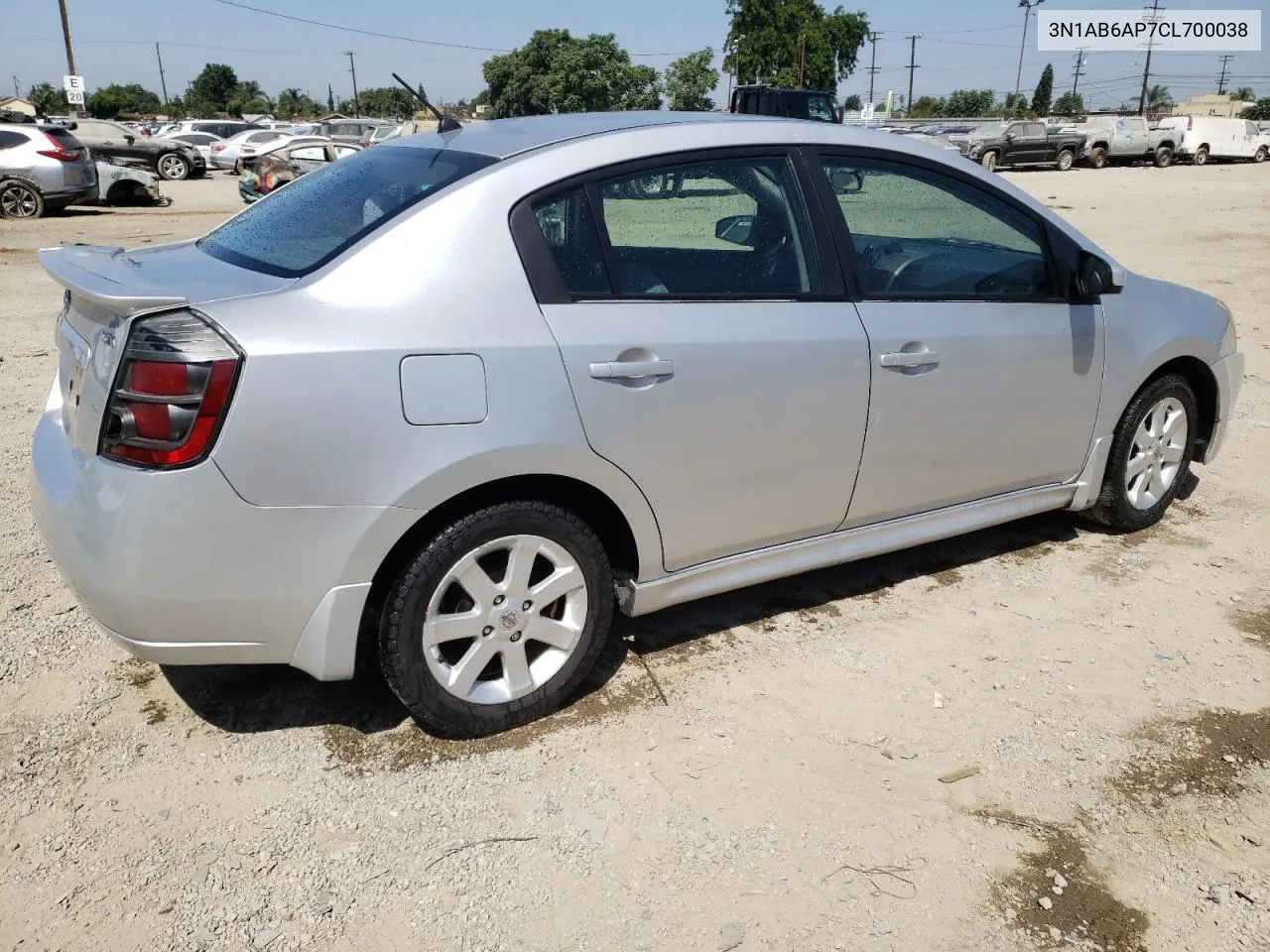 2012 Nissan Sentra 2.0 VIN: 3N1AB6AP7CL700038 Lot: 69340074