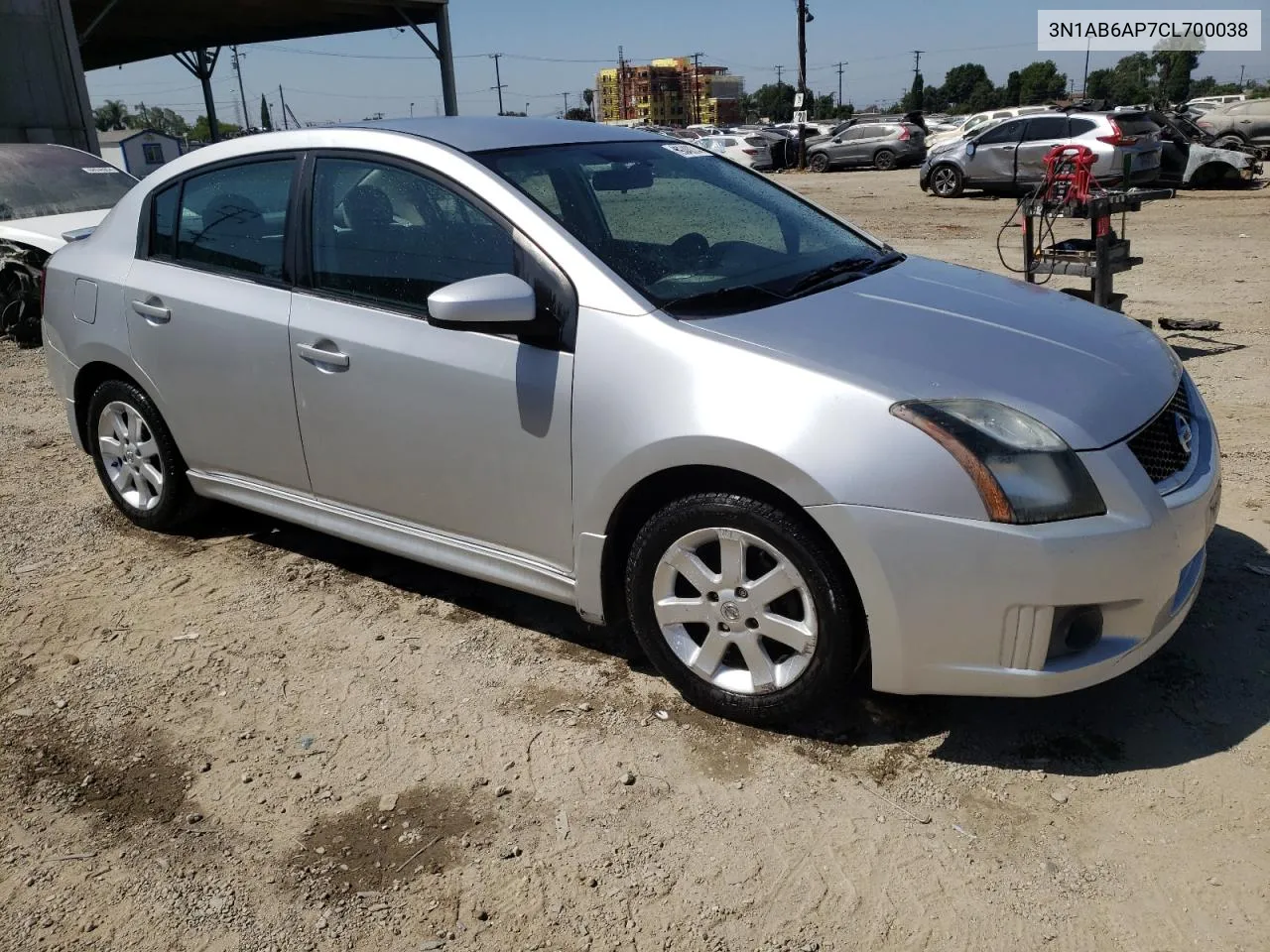 2012 Nissan Sentra 2.0 VIN: 3N1AB6AP7CL700038 Lot: 69340074