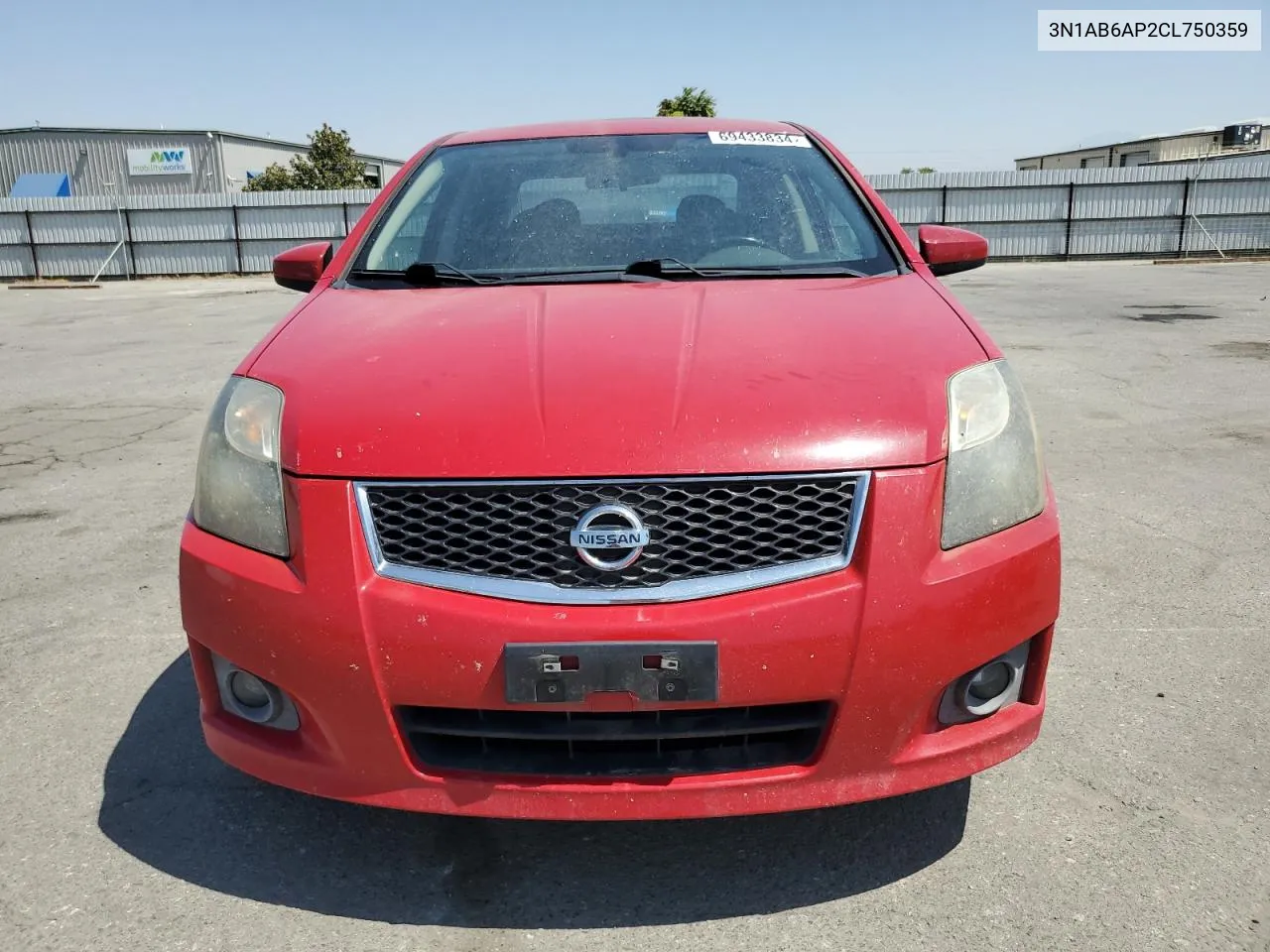 2012 Nissan Sentra 2.0 VIN: 3N1AB6AP2CL750359 Lot: 69433834