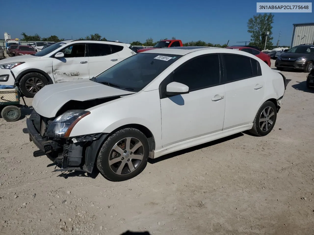 2012 Nissan Sentra 2.0 VIN: 3N1AB6AP2CL775648 Lot: 70018814