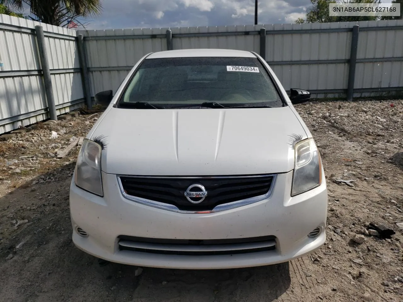 2012 Nissan Sentra 2.0 VIN: 3N1AB6AP5CL627168 Lot: 70649034