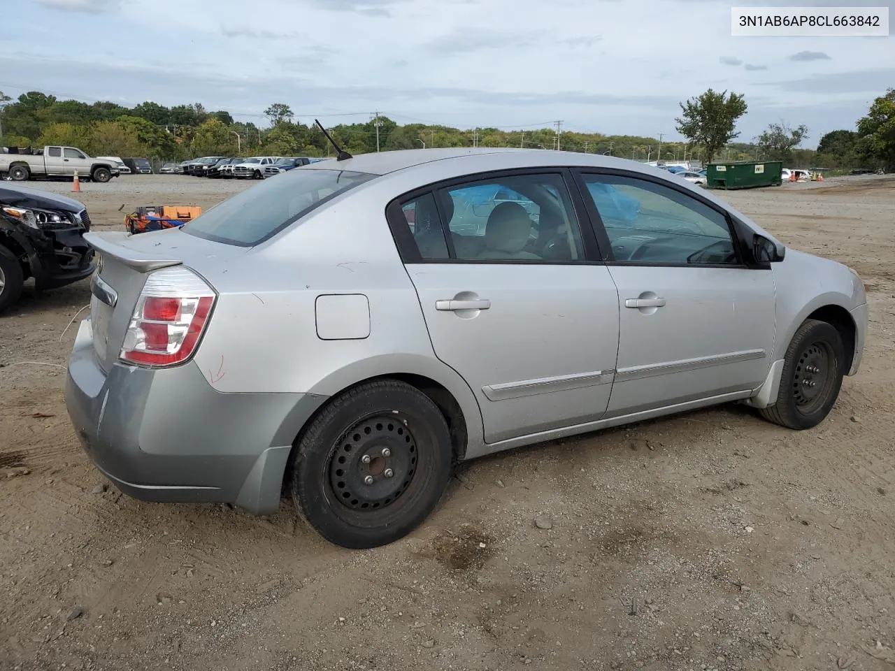 2012 Nissan Sentra 2.0 VIN: 3N1AB6AP8CL663842 Lot: 71851374