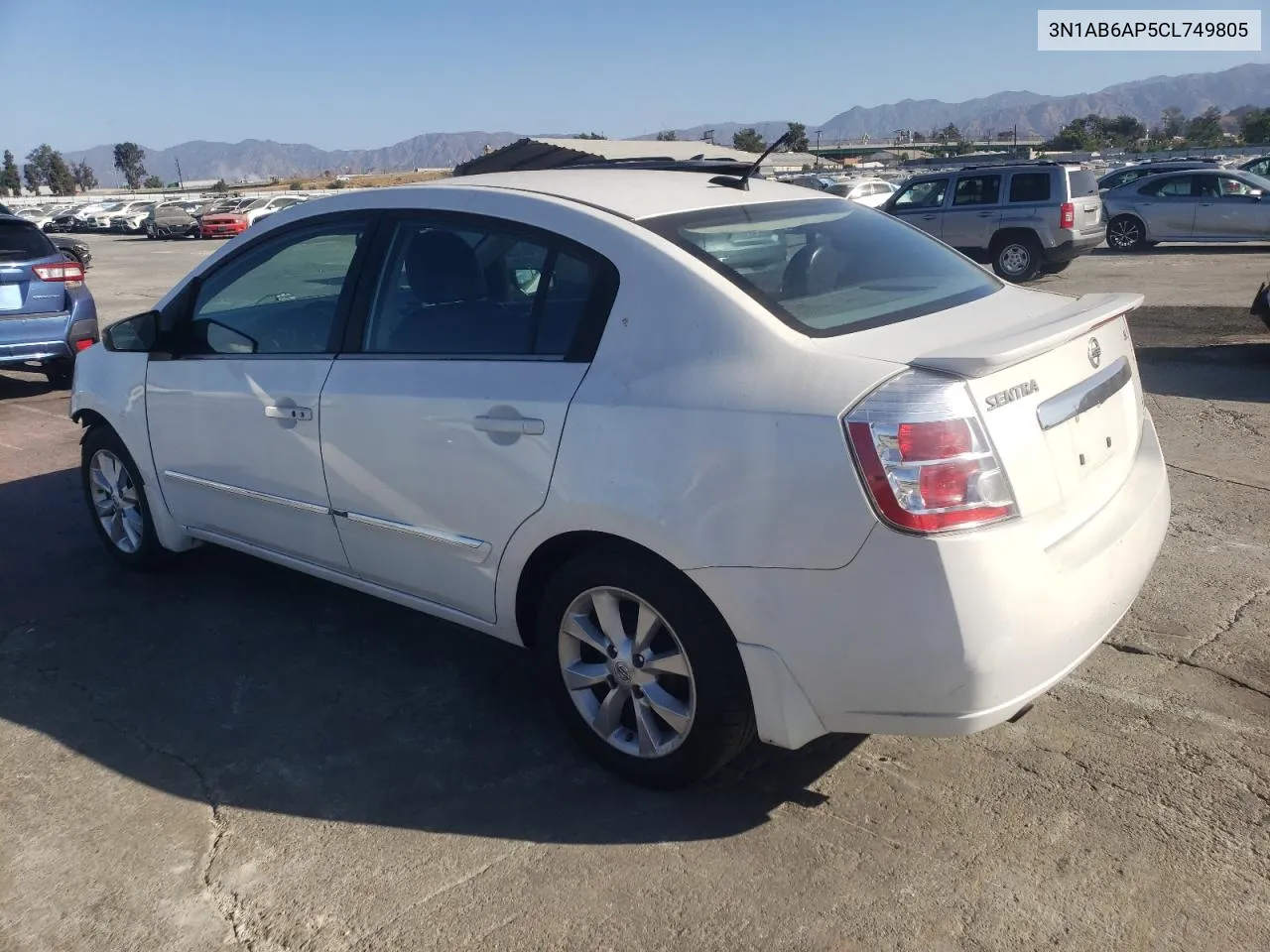 2012 Nissan Sentra 2.0 VIN: 3N1AB6AP5CL749805 Lot: 71993344