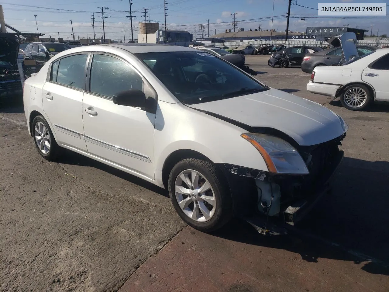 3N1AB6AP5CL749805 2012 Nissan Sentra 2.0