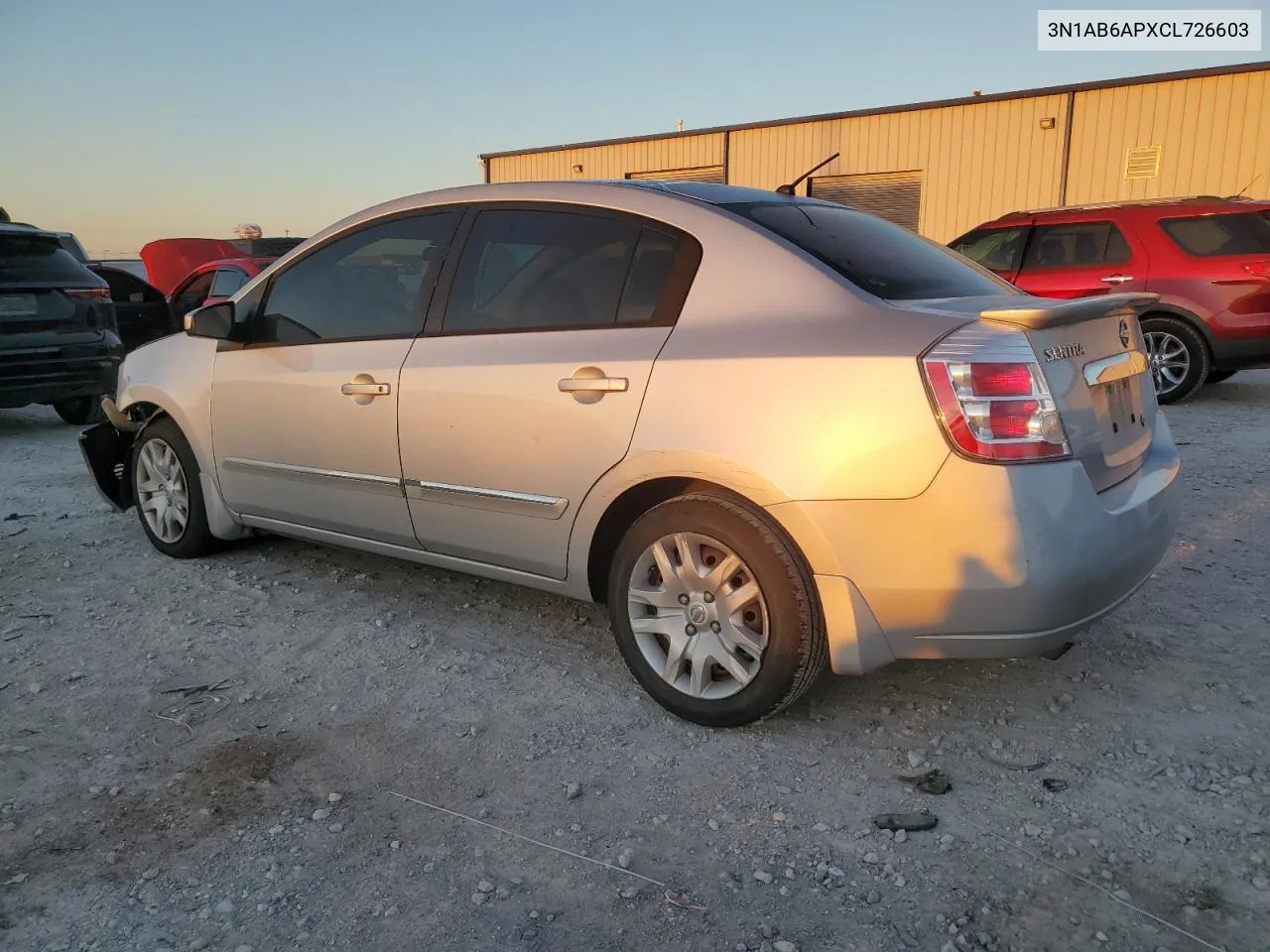 2012 Nissan Sentra 2.0 VIN: 3N1AB6APXCL726603 Lot: 72030924